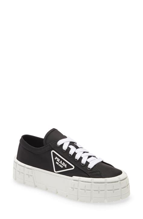 prada logo lug platform sneaker